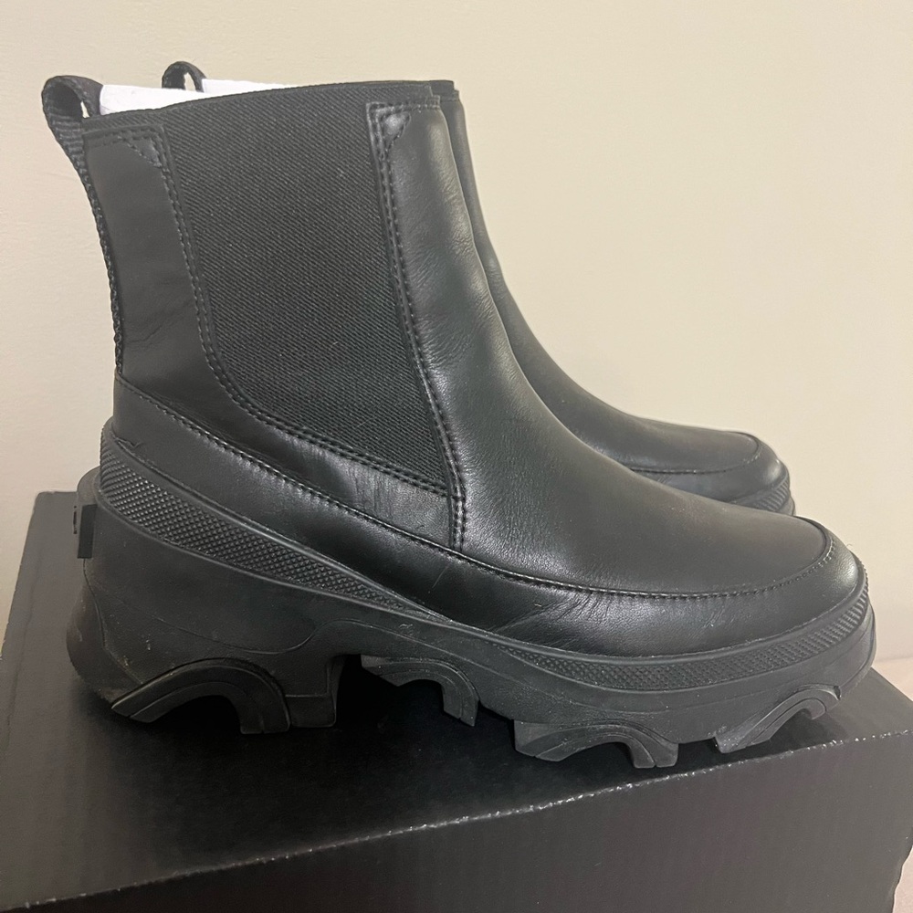 Sorel Brex Leather Rain Chelsea Boots